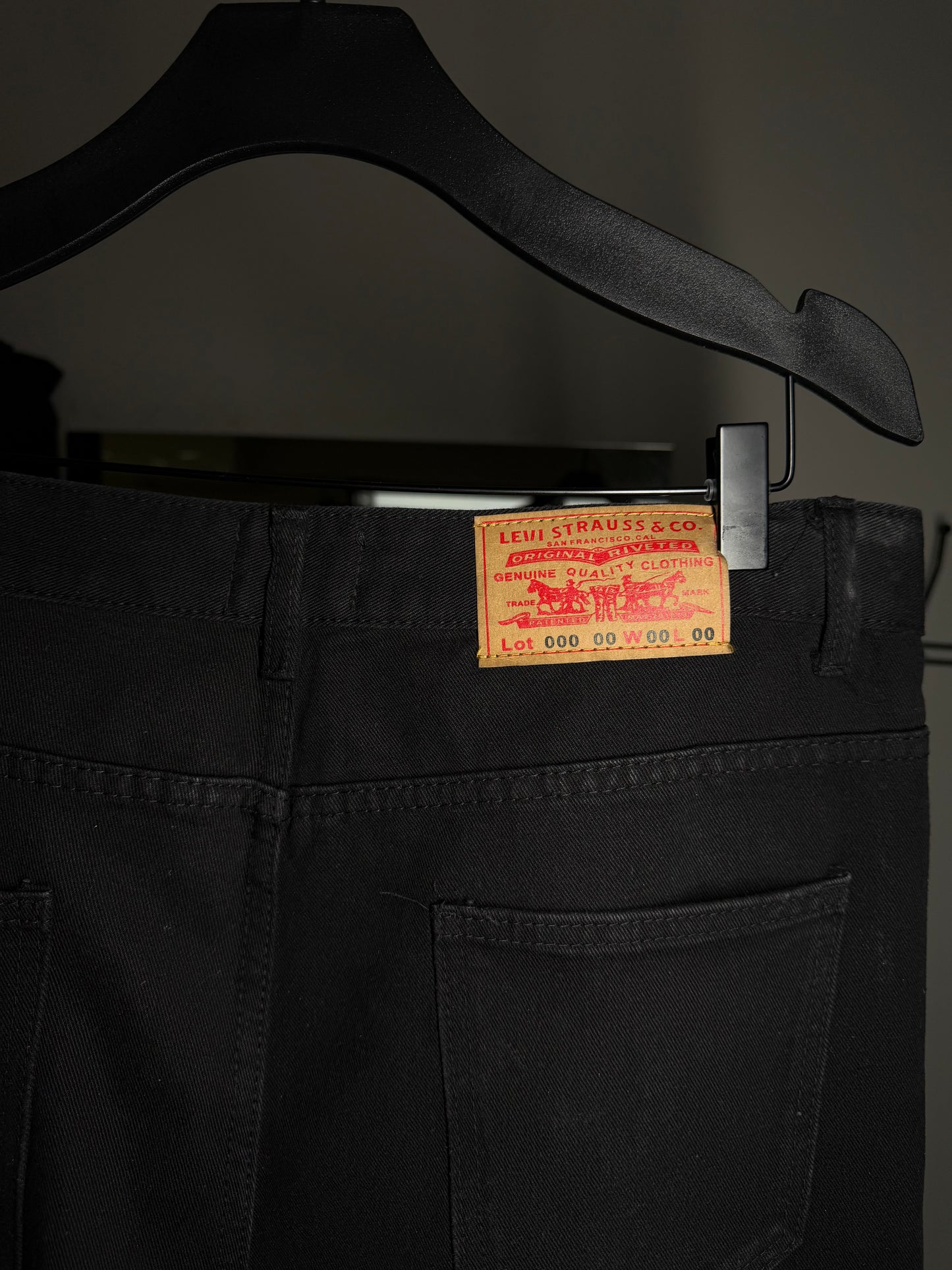 Levi's x Denim Tears Calça Cotton Wreath Black