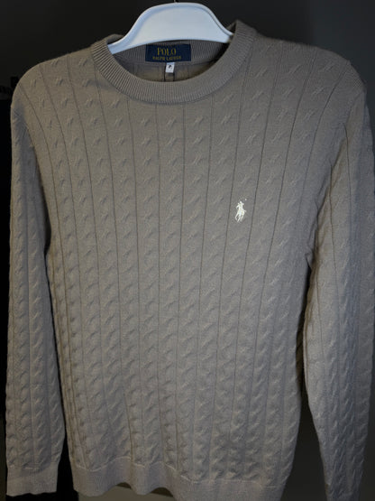 Suéter Tricot RALPH LAUREN - Marrom claro