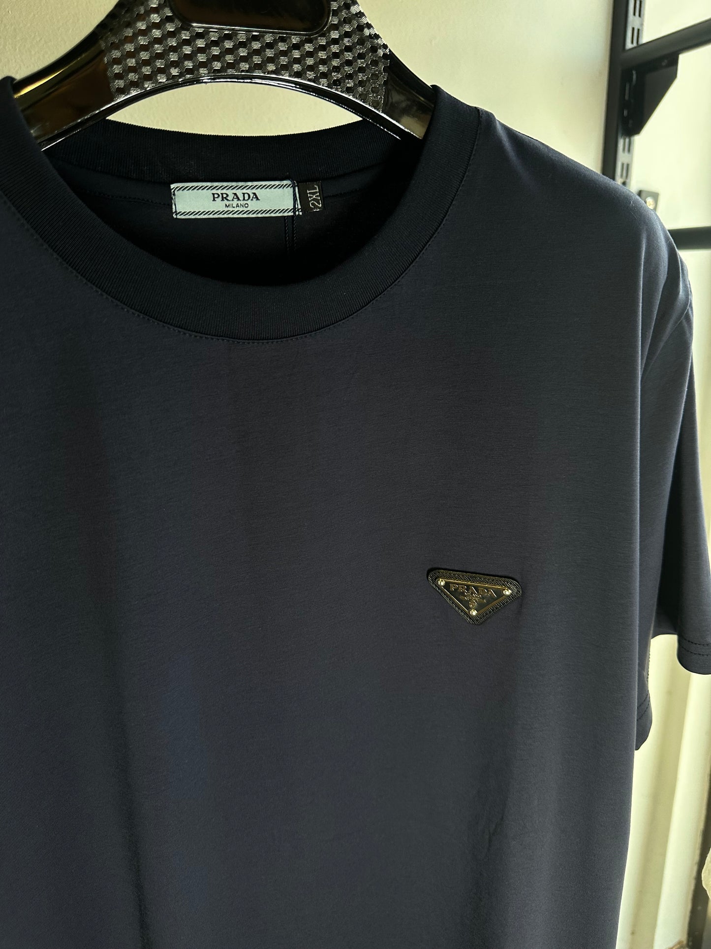 Camiseta PRADA - Azul Marinho