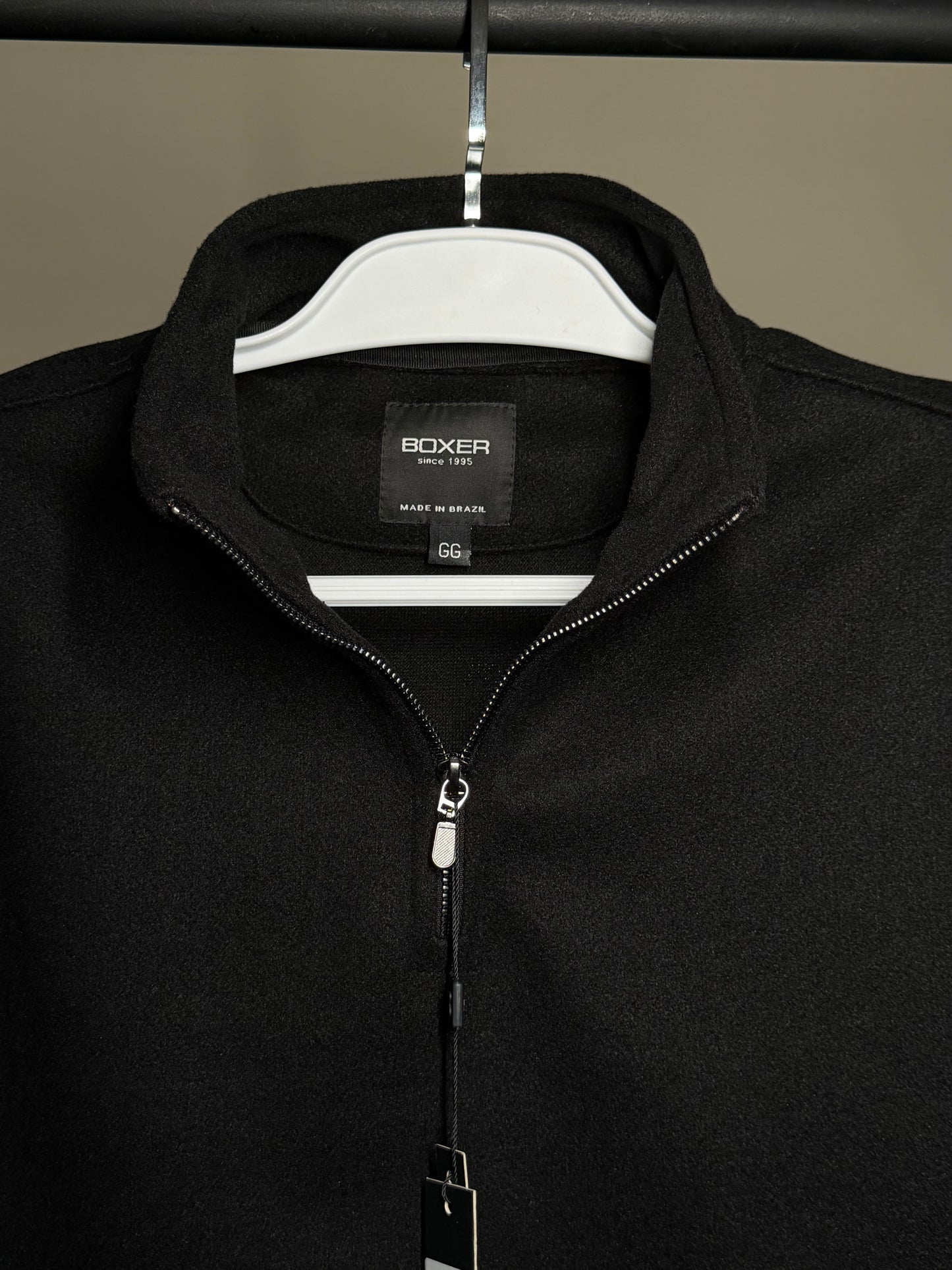 Quarter Zip Boxer - Preto