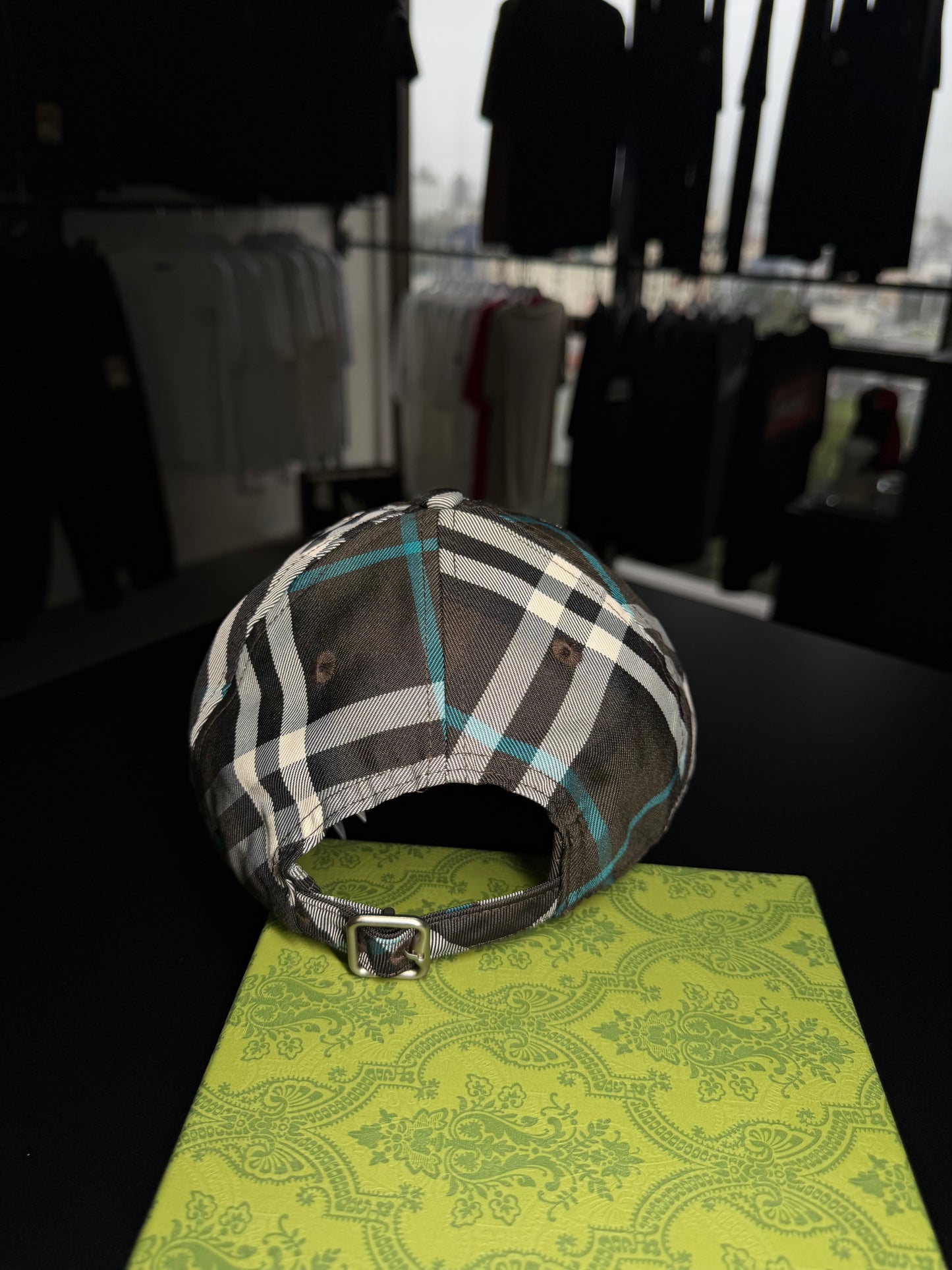 Boné BURBERRY - beisebol xadrez