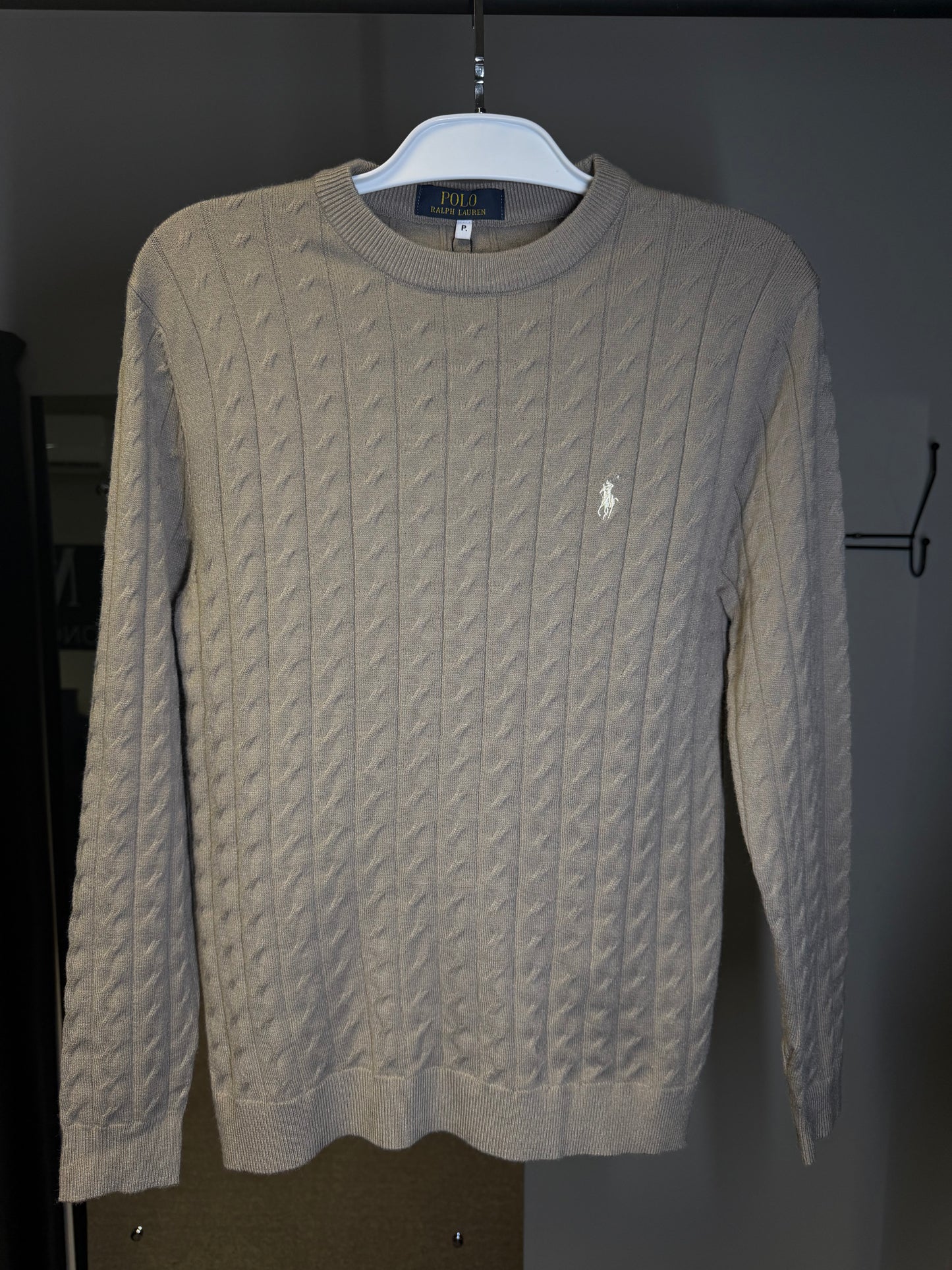 Suéter Tricot RALPH LAUREN - Marrom claro
