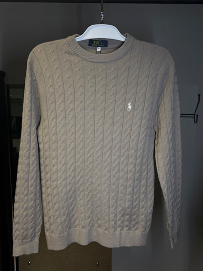Suéter Tricot RALPH LAUREN - Marrom claro