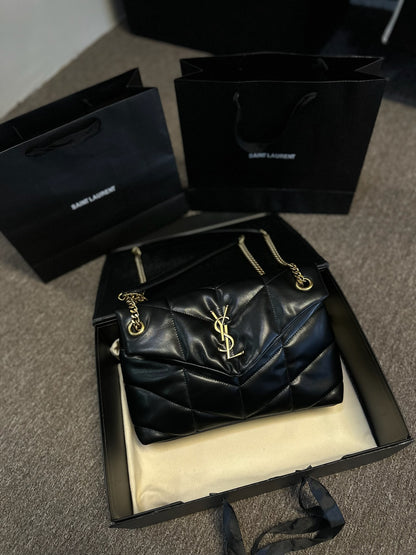 Bolsa YSL Tiracolo Loulou Puffer Média