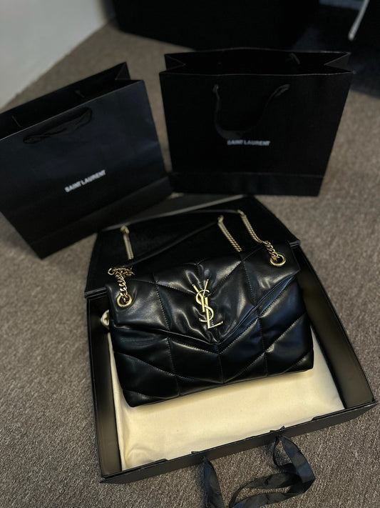 Bolsa YSL Tiracolo Loulou Puffer Média