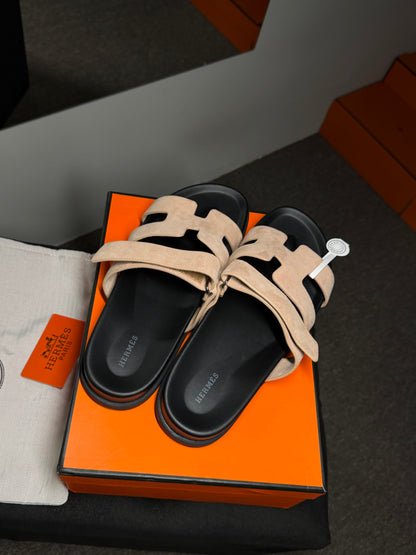 Sandália Chypre Hermès - Beige Albâtre