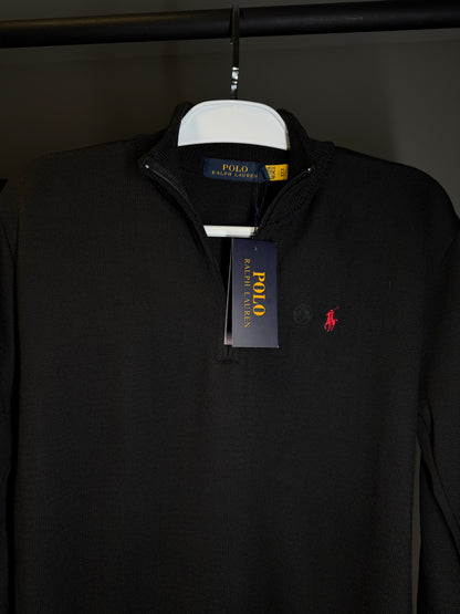 Quarter Zip Suéter RALPH LAUREN - PRETO