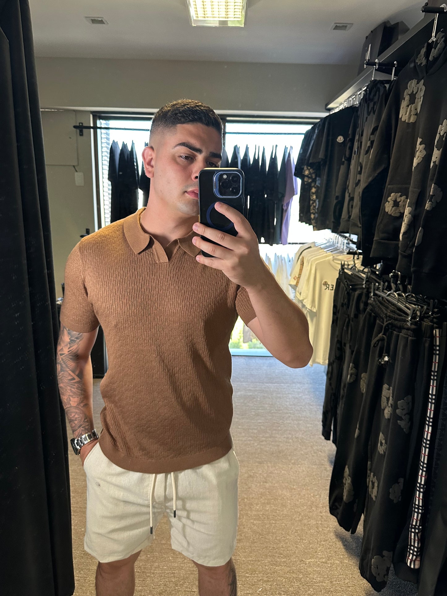 POLO ITALIANA🇮🇹 - Marrom