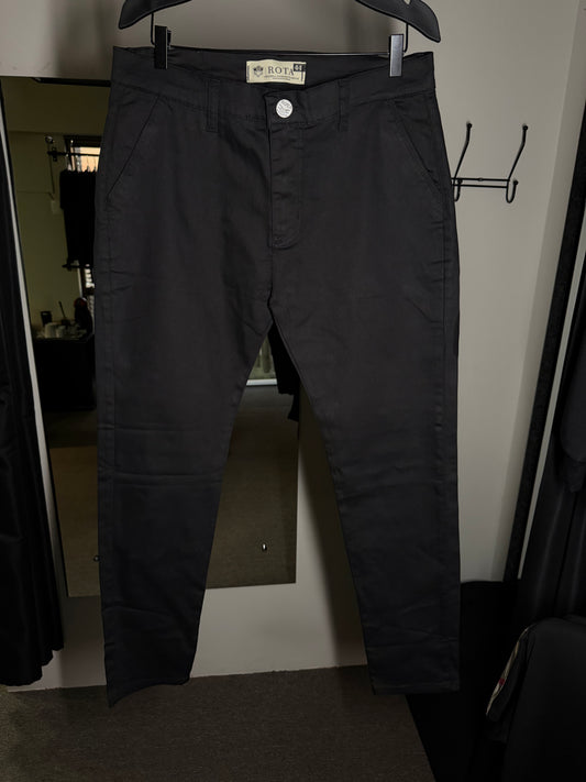 Calça Alfaiataria Sarja - Preta
