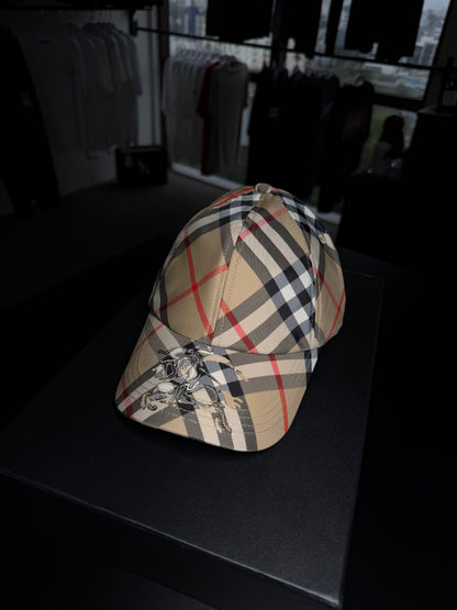 Boné BURBERRY - beisebol xadrez