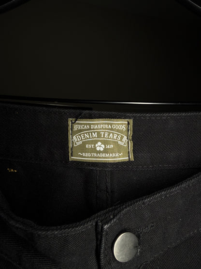 Levi's x Denim Tears Calça Cotton Wreath Black