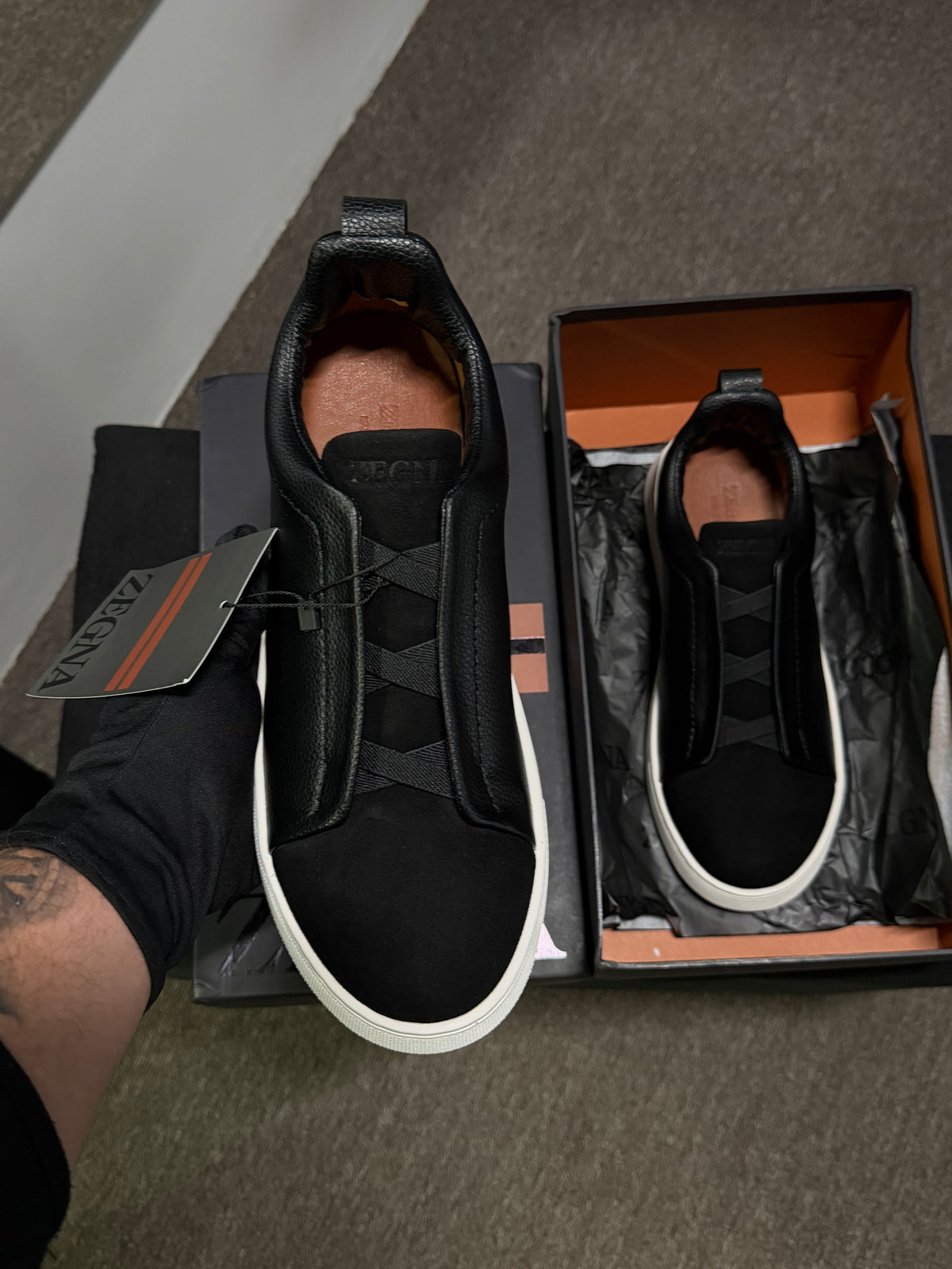 Tênis ZEGNA Triple Stitch