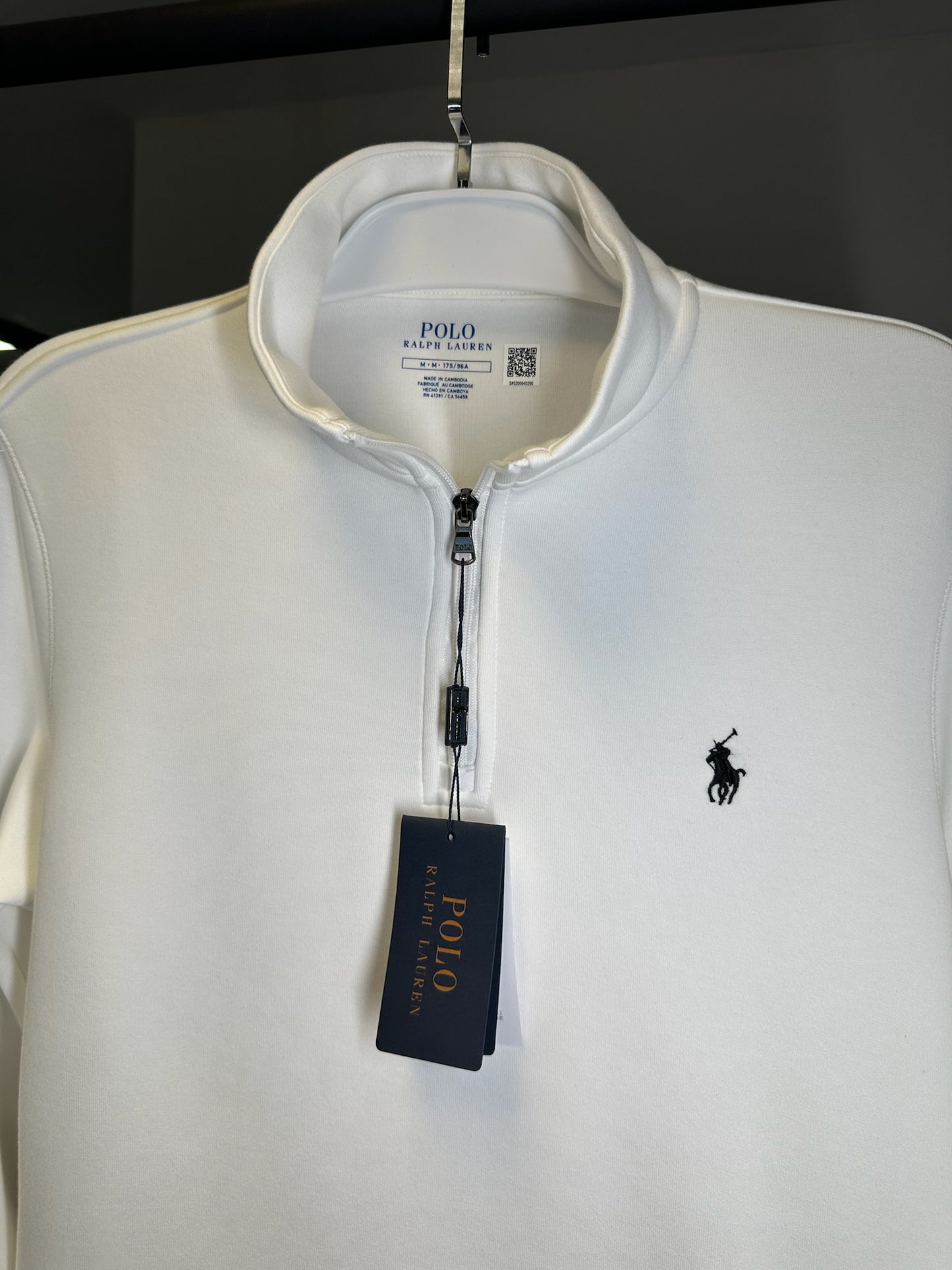Quarter Zip Ralph Lauren Branco