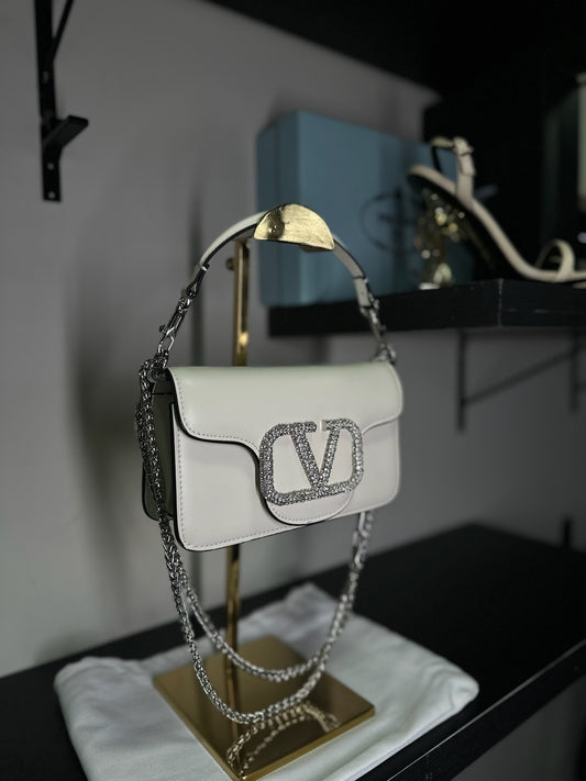 Bolsa VALENTINO GARAVANI - Bolsa Locó pequena com aplicação de cristais