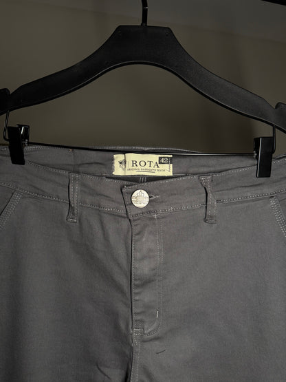 Calça Alfaiataria Sarja - Cinza