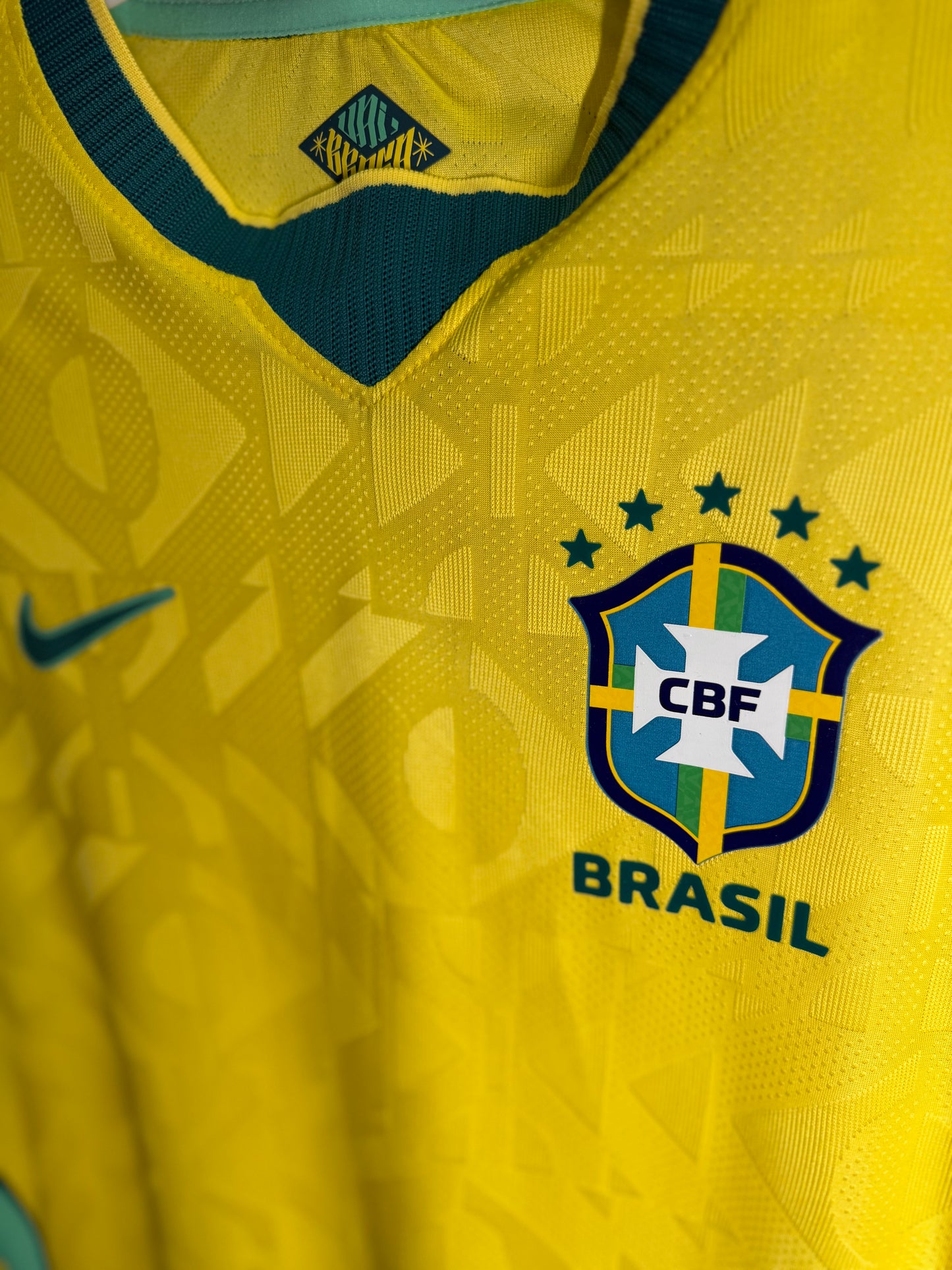 Camisa Brasil Nike I 2026/27 Jogador Masculina 1:1 Amarela