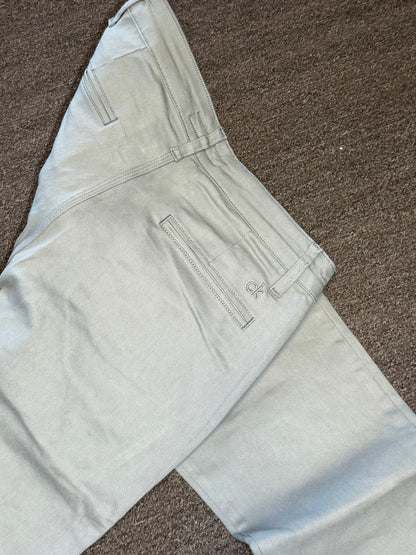 Calça Alfaiataria Slim - Calvin Klein Jeans - Cinza