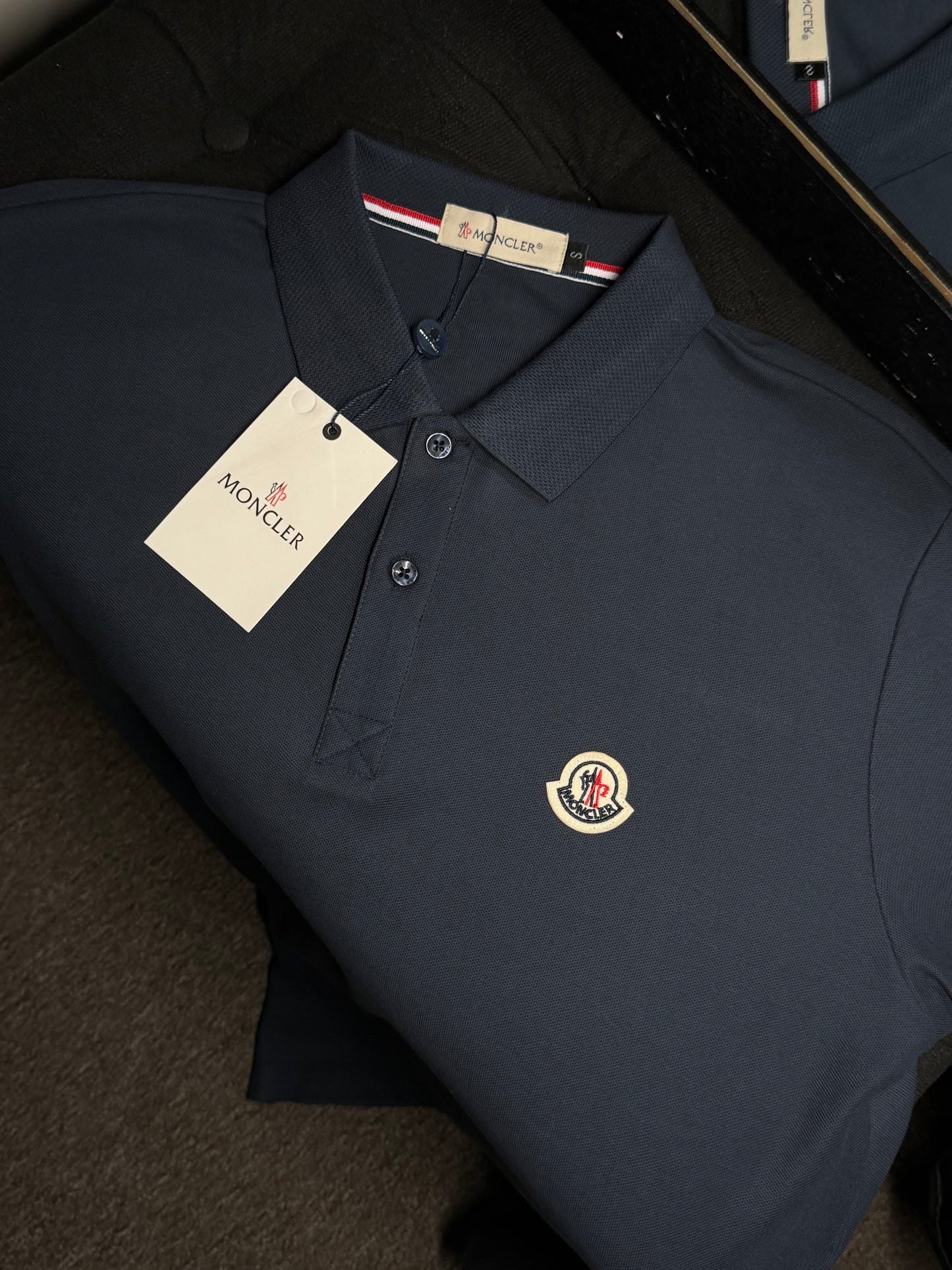 POLO MONCLER 🇫🇷 - Azul Marinho