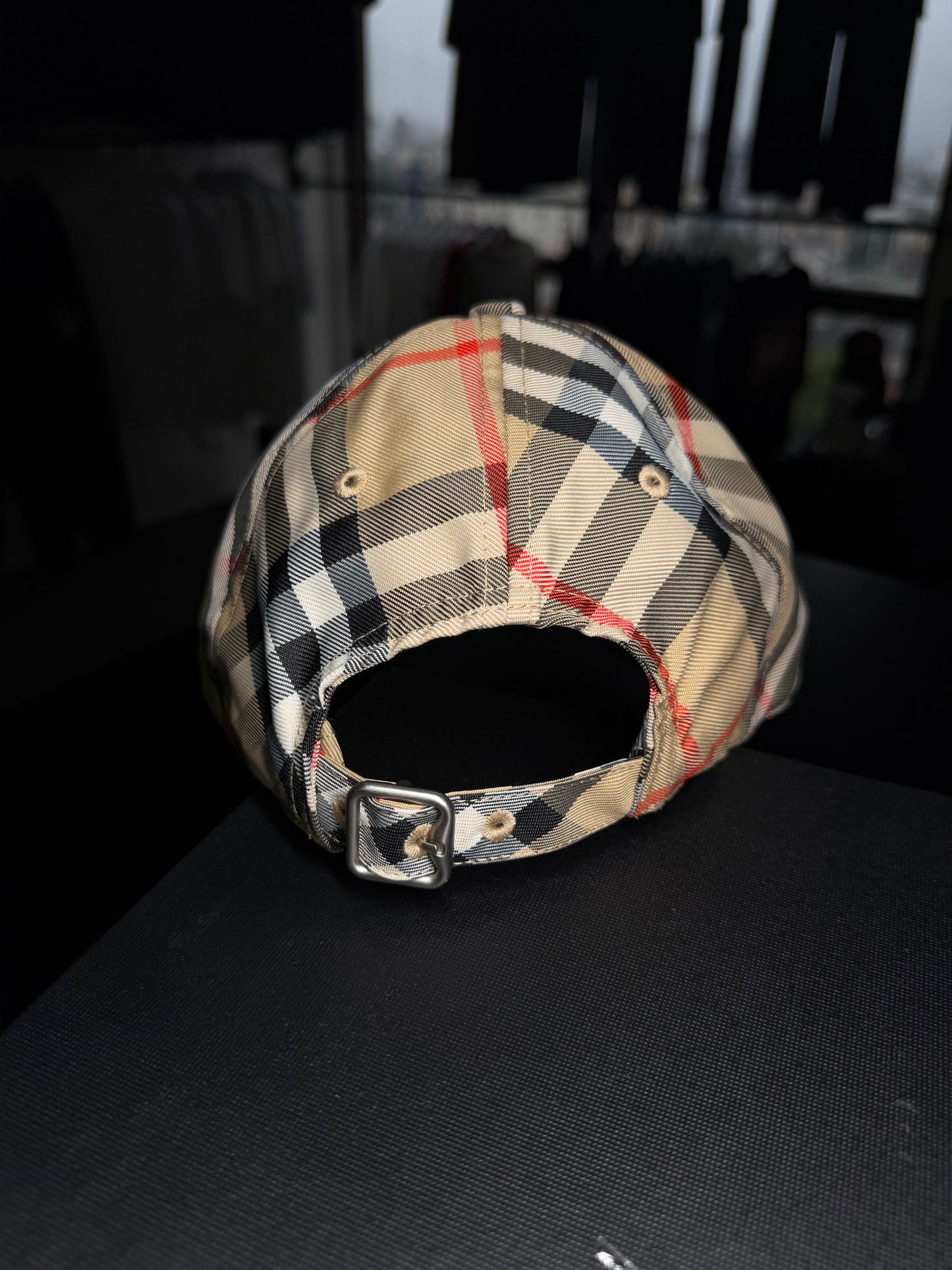 Boné BURBERRY - beisebol xadrez