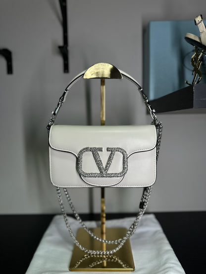Bolsa VALENTINO GARAVANI - Bolsa Locó pequena com aplicação de cristais