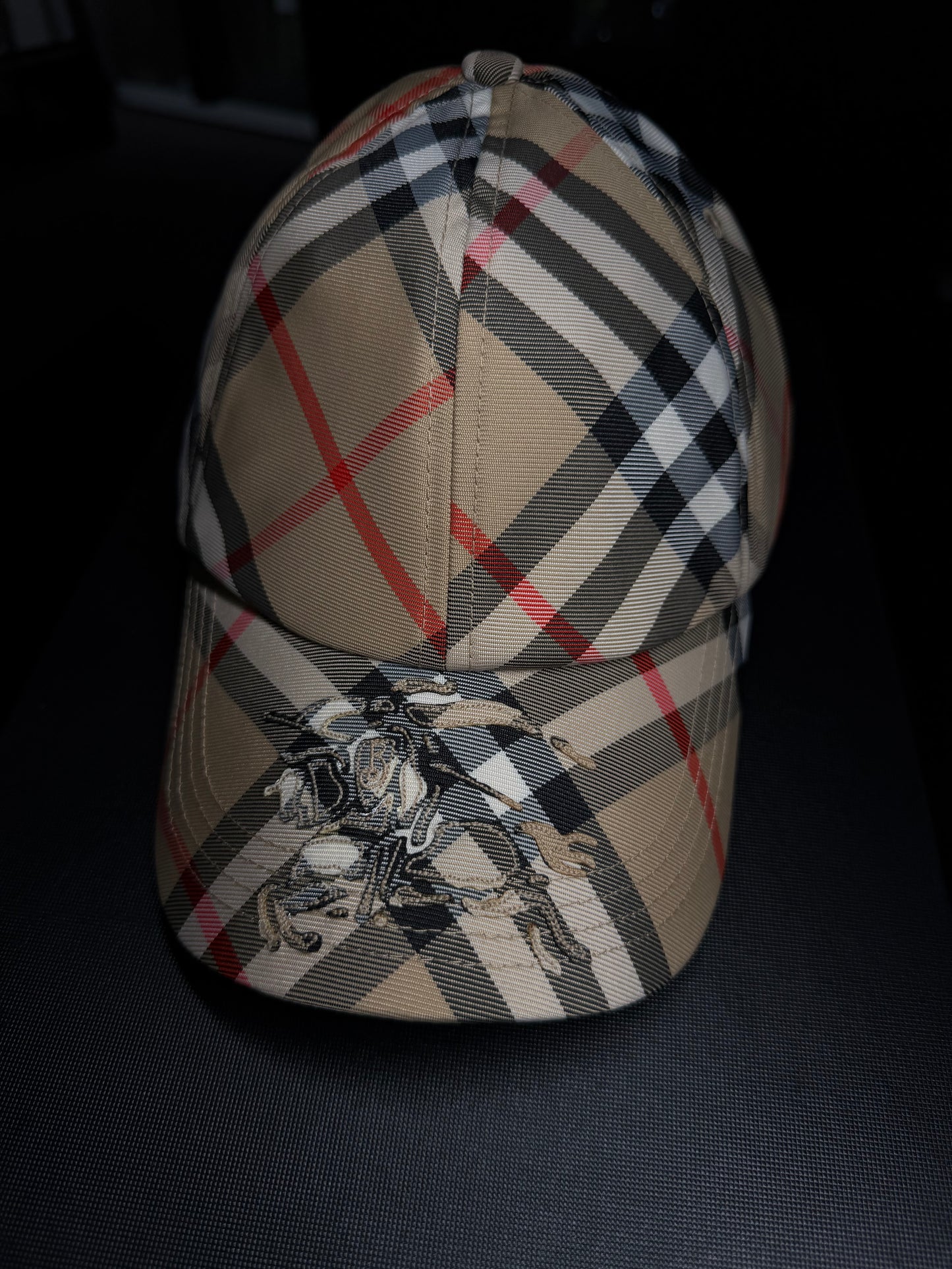 Boné BURBERRY - beisebol xadrez