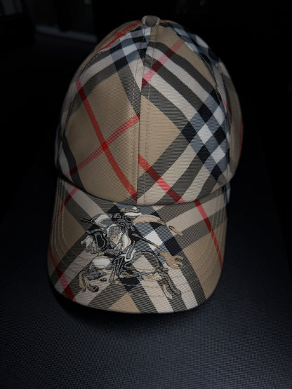 Boné BURBERRY - beisebol xadrez