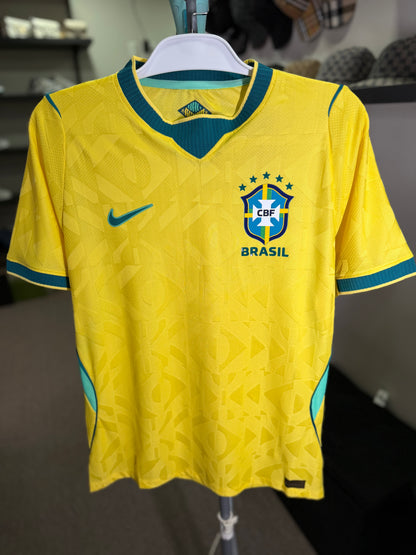Camisa Brasil Nike I 2026/27 Jogador Masculina 1:1 Amarela