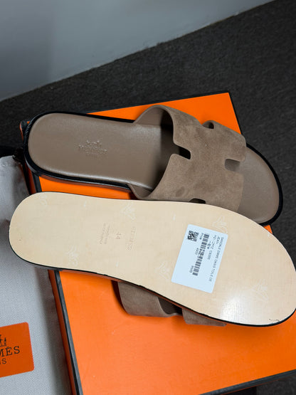 Sandália Izmir Hermès - Étoupe