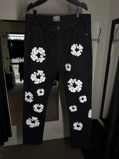 Levi's x Denim Tears Calça Cotton Wreath Black