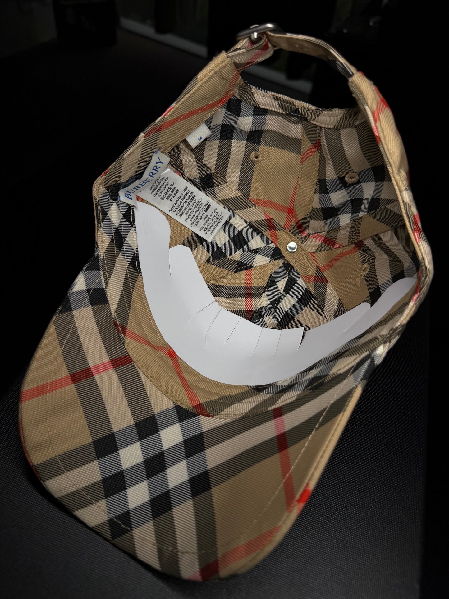 Boné BURBERRY - beisebol xadrez