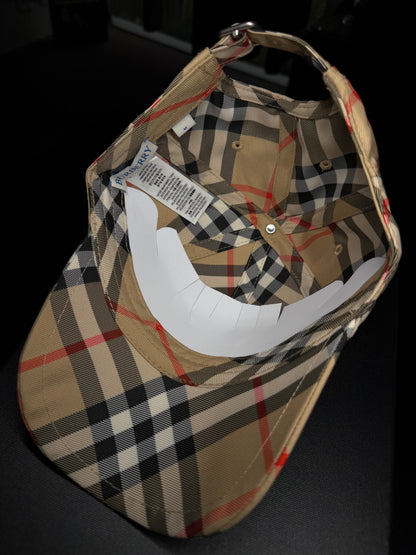 Boné BURBERRY - beisebol xadrez