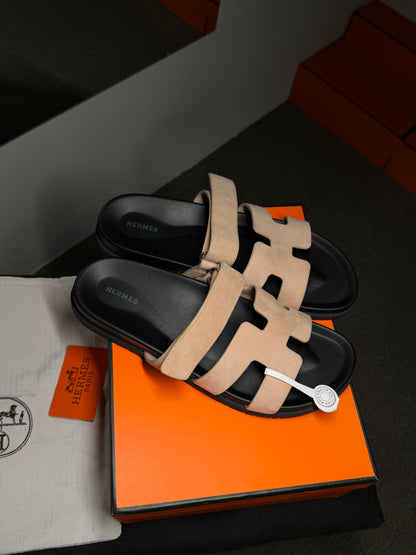 Sandália Chypre Hermès - Beige Albâtre