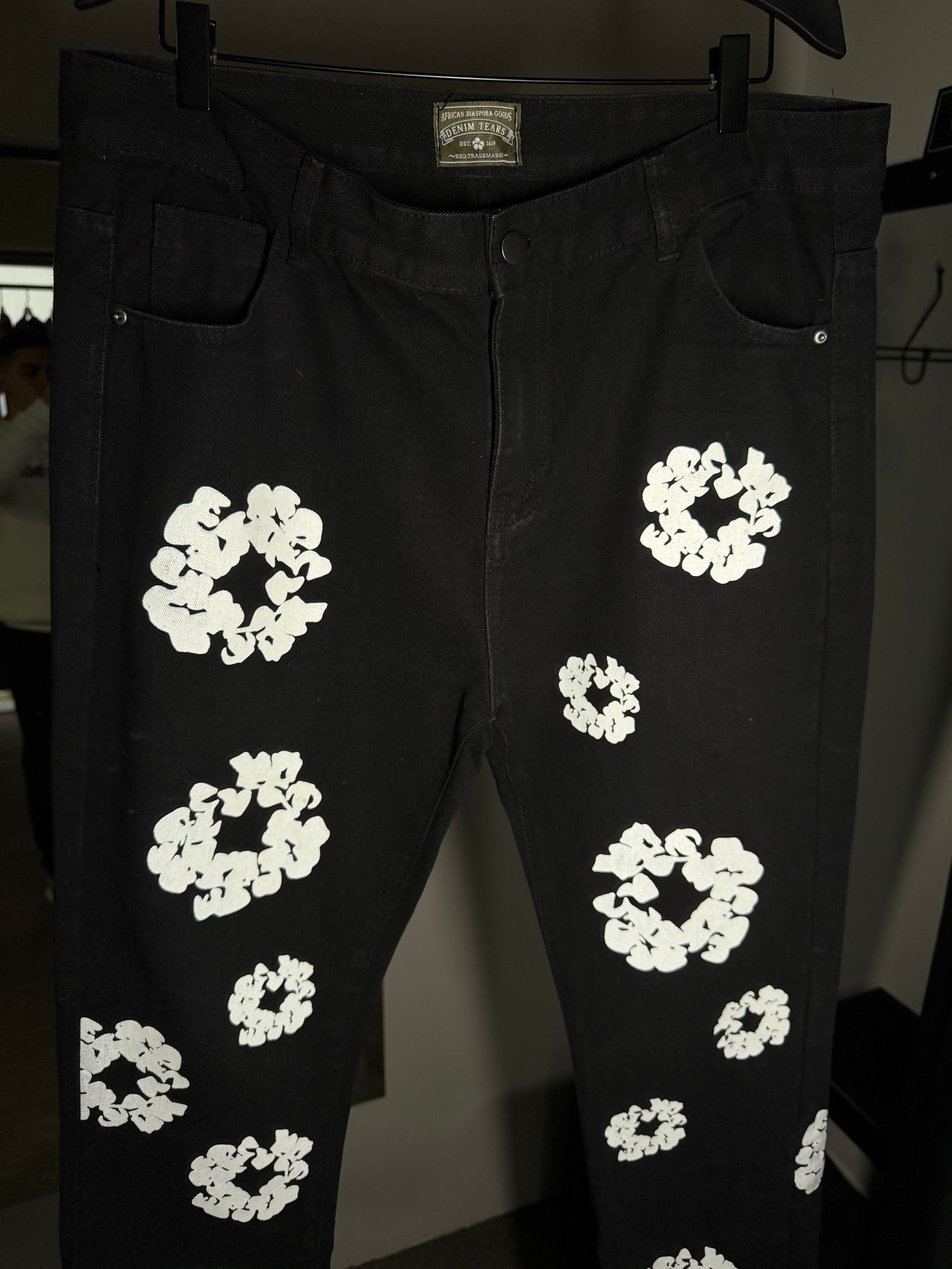 Levi's x Denim Tears Calça Cotton Wreath Black