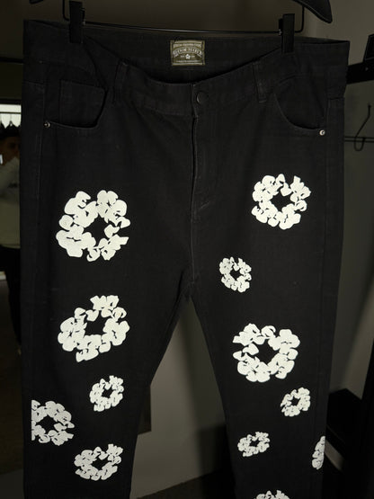 Levi's x Denim Tears Calça Cotton Wreath Black