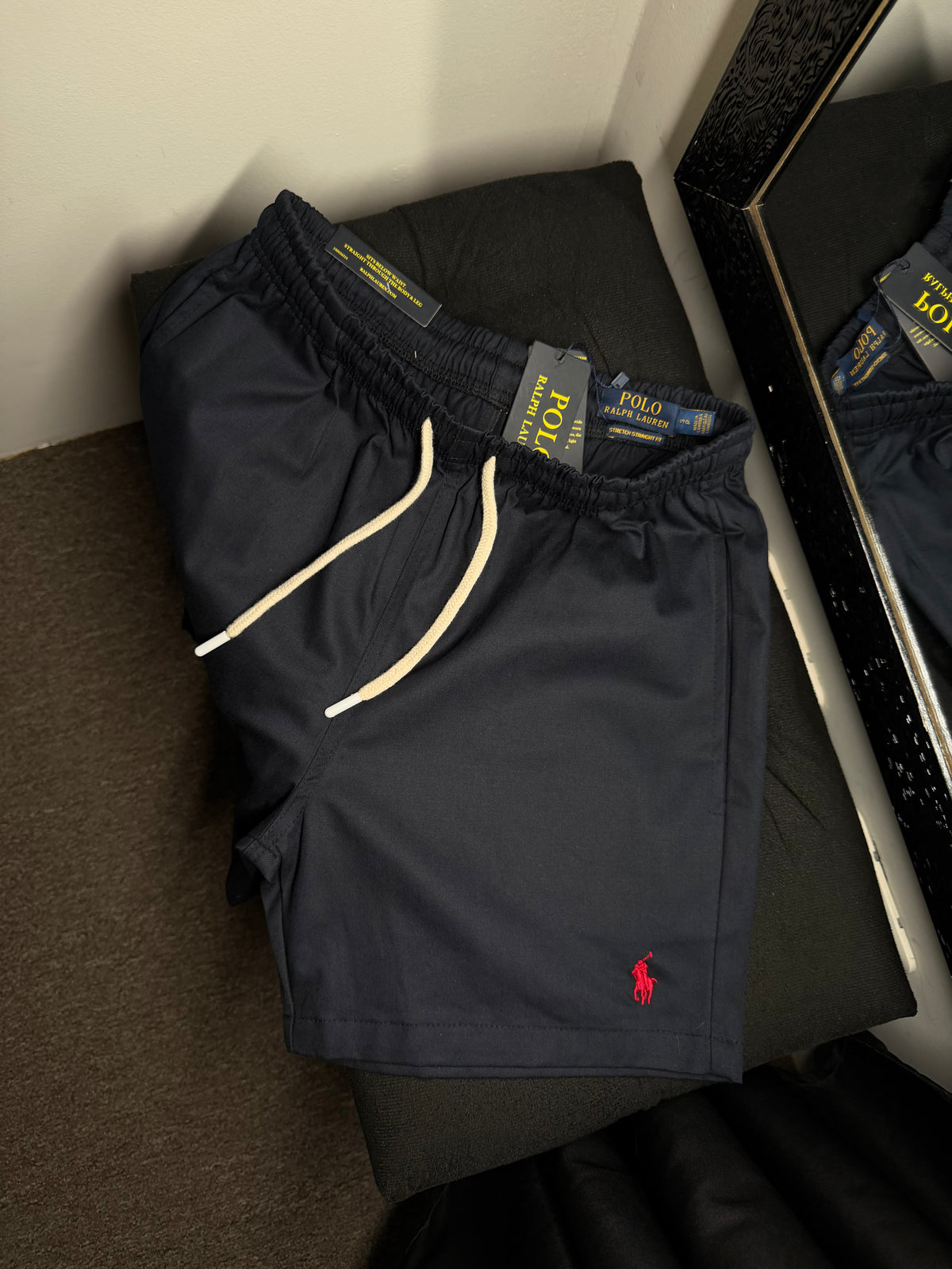 Short Sarja/Alfaiataria POLO RALPH LAUREN🐎 - Marinho