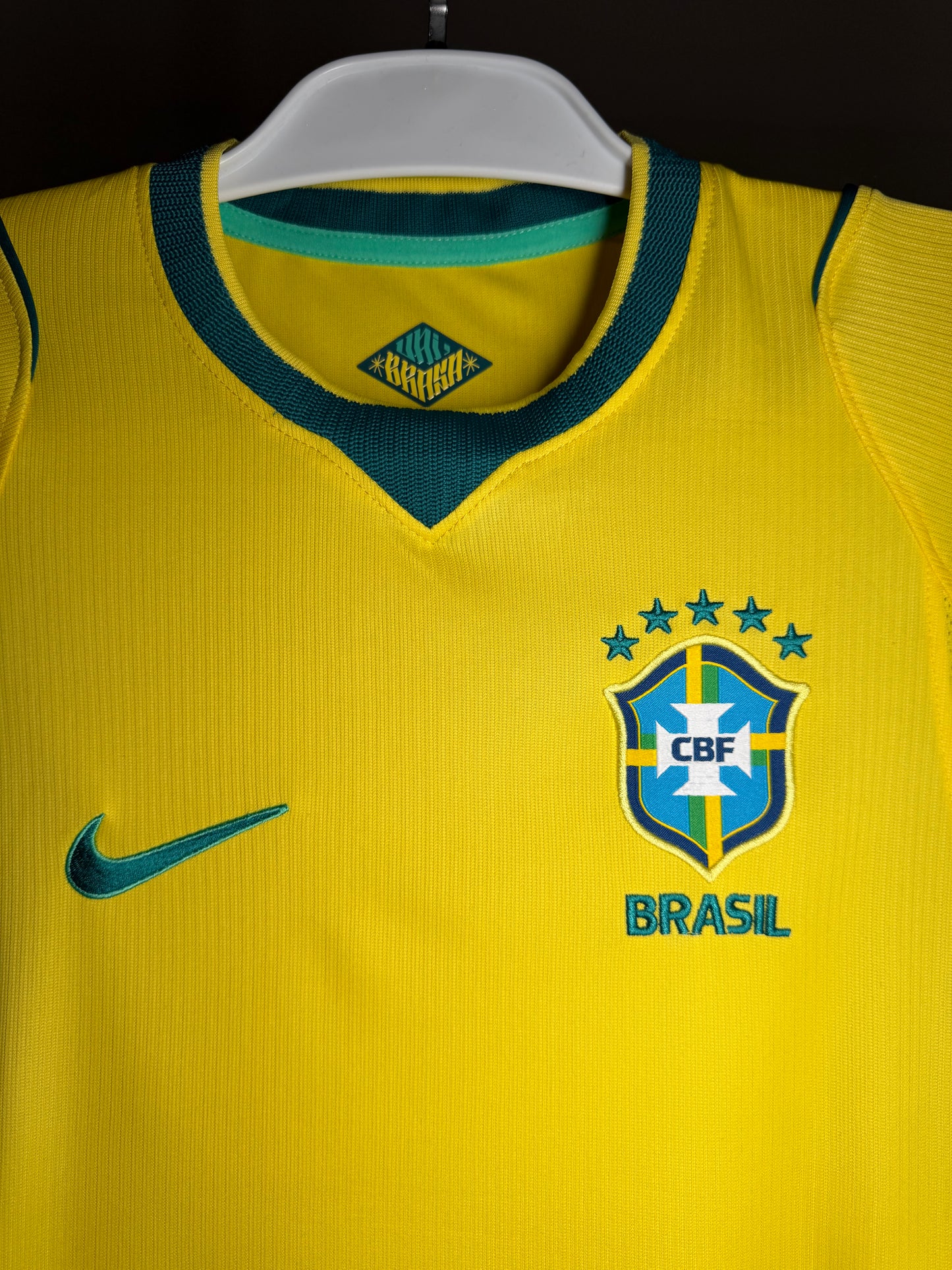 Camisa Brasil Nike I 2026/27 Torcedor Feminina 1:1 Amarela