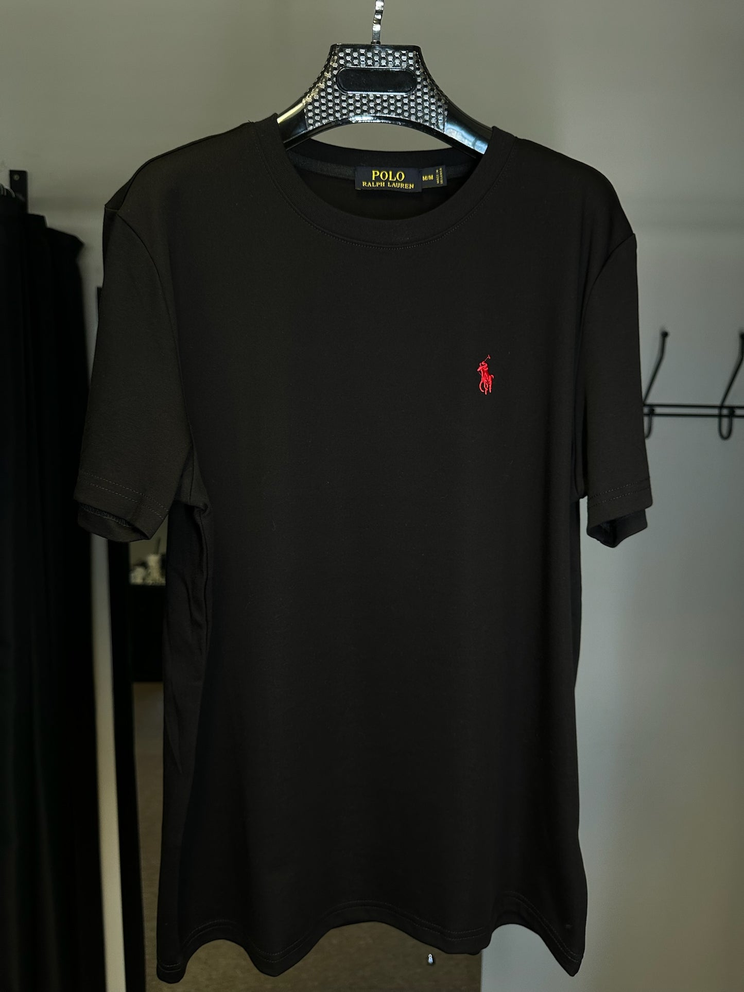 Camiseta Polo Ralph Lauren - Logo Bordado - Preta