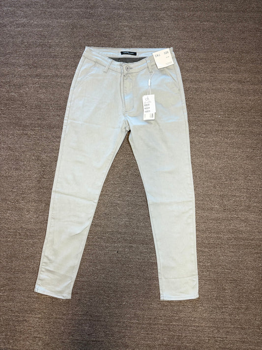 Calça Alfaiataria Slim - Calvin Klein Jeans - Cinza