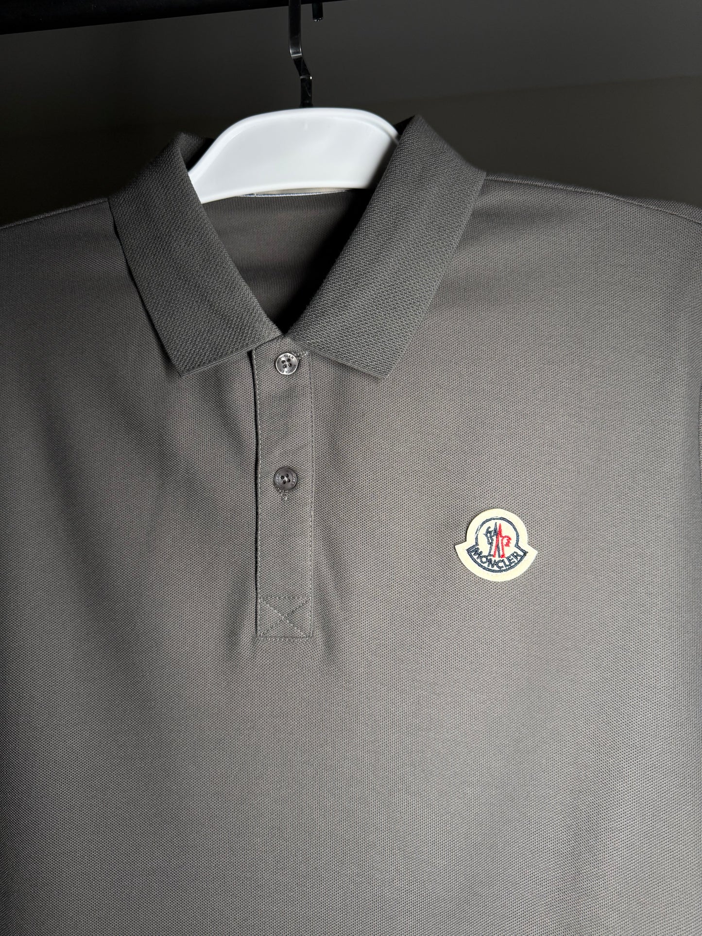 POLO MONCLER 🇫🇷 - Cinza