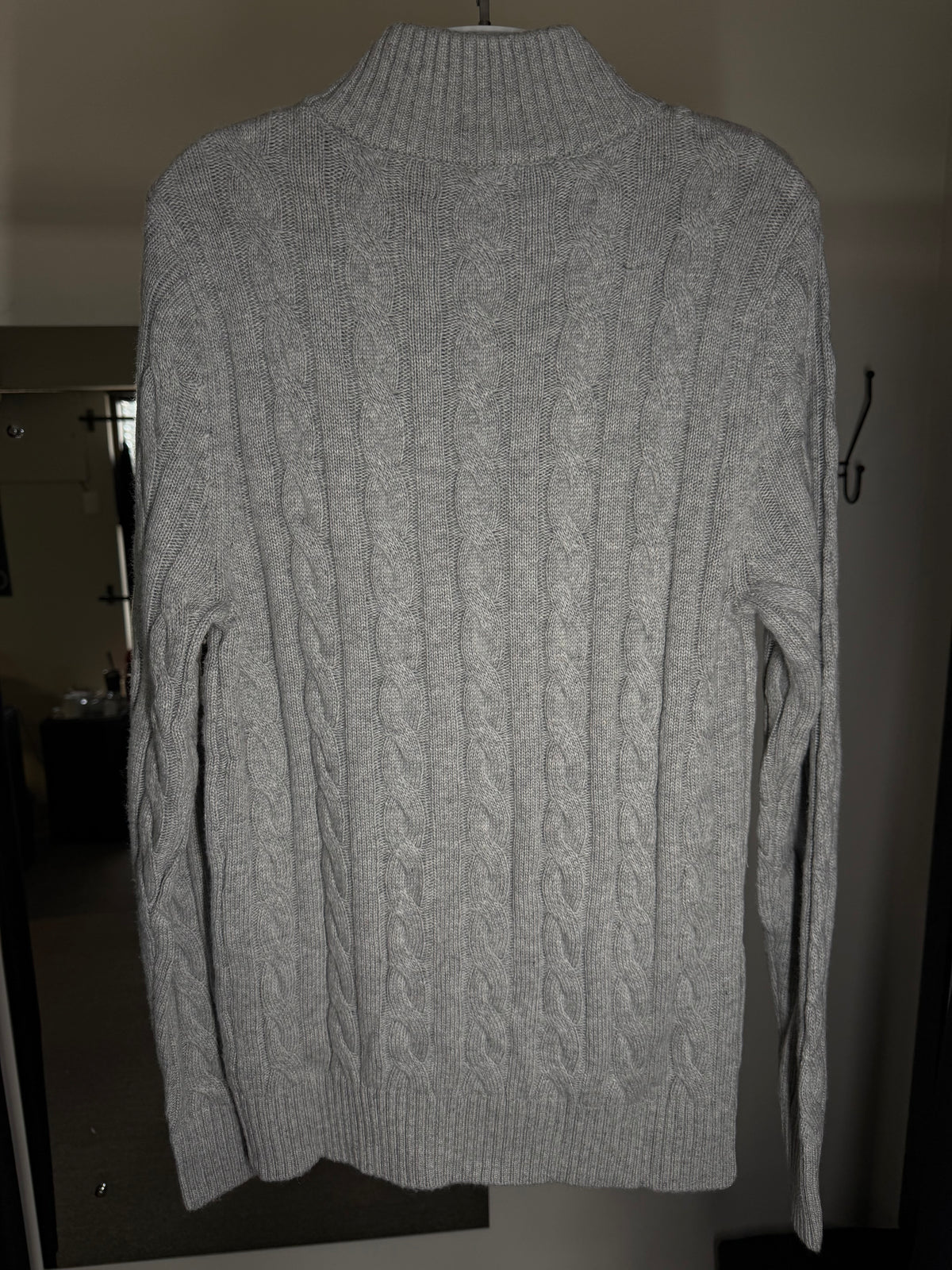 Quarter Zip Suéter RALPH LAUREN - Cinza
