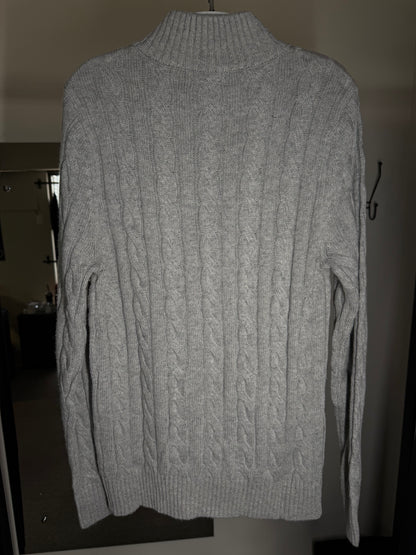 Quarter Zip Suéter RALPH LAUREN - Cinza