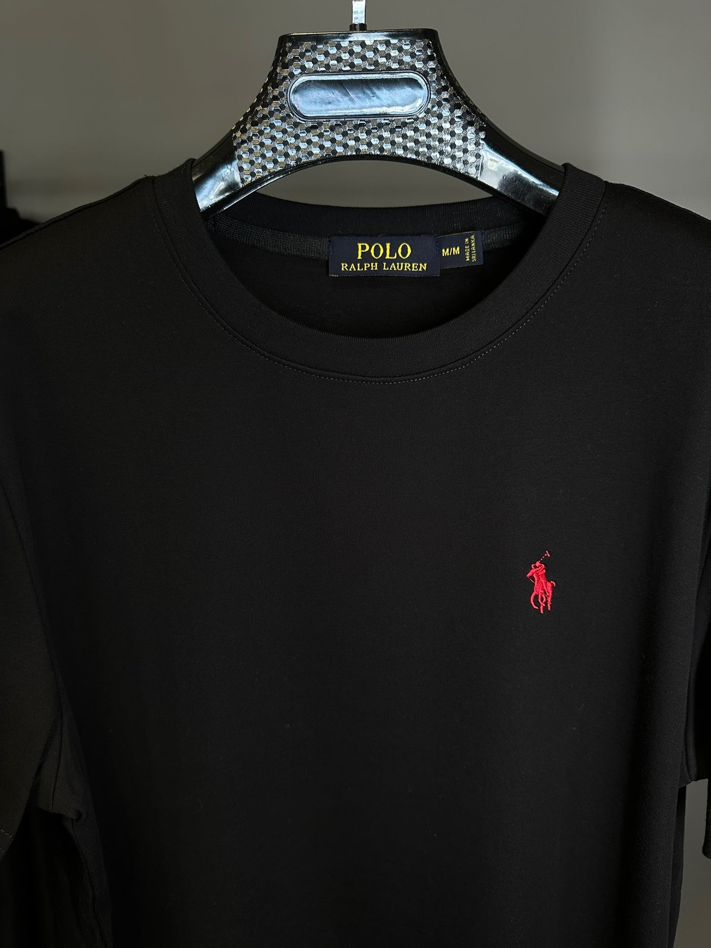 Camiseta Polo Ralph Lauren - Logo Bordado - Preta