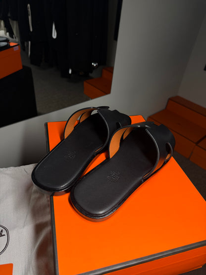 Sandália Izmir Hermès - Noir