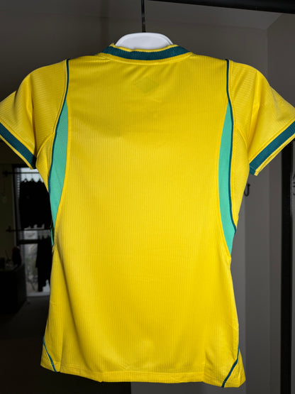 Camisa Brasil Nike I 2026/27 Torcedor Feminina 1:1 Amarela