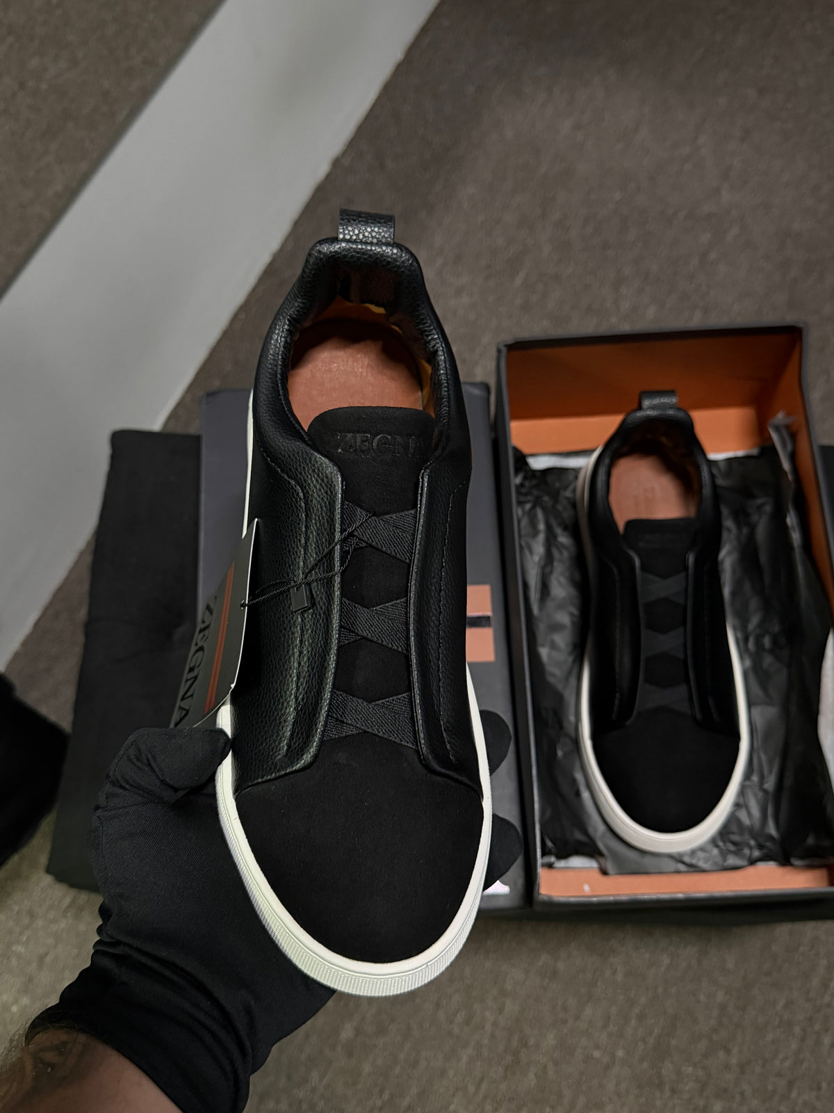 Tênis ZEGNA Triple Stitch